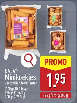ALDI Gala Minikoekjes aanbieding