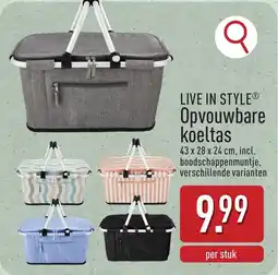 ALDI Live In Style Opvouwbare Koeltas aanbieding