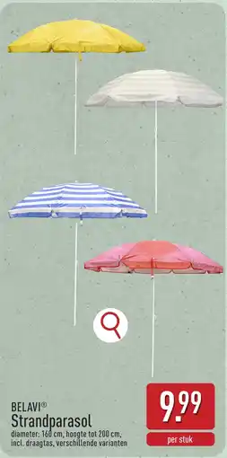 ALDI Belavi Strandparasol aanbieding