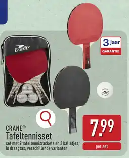 ALDI Crane Tafeltennisset aanbieding