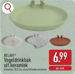 ALDI Belavi Vogeldrinkbak uit Keramiek aanbieding