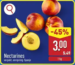 ALDI Nectarines aanbieding