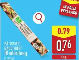 ALDI Pâtissier Gaulthier Bladerdeeg aanbieding