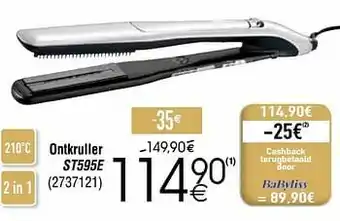 Cora Babyliss ontkruller st595e aanbieding