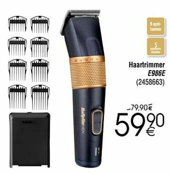 Cora Babyliss haartrimmer e986e aanbieding