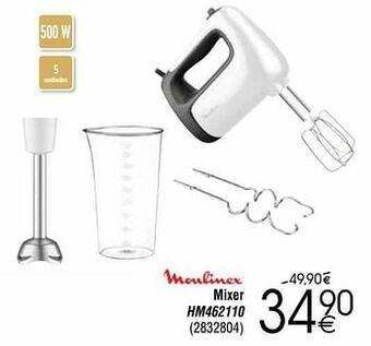 Cora Moulinex mixer hm462110 aanbieding