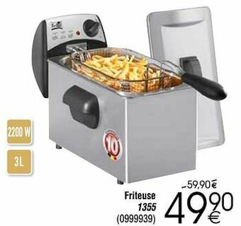 Cora Fritel friteuse 1355 aanbieding