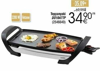 Cora Domo elektro teppanyaki do1047tp aanbieding