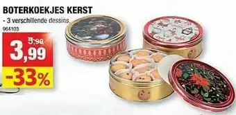 Hubo Boterkoekjes kerst aanbieding