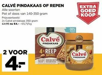 Jumbo Calvé pindakaas aanbieding