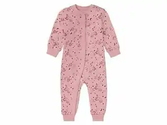 Lidl LUPILU® Biokatoenen pyjama voor baby’s (92, roze) aanbieding
