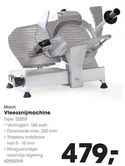 Hanos Mach Vleessnijmachine aanbieding