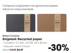 Hanos Select Cuisine Snijplank Recycled paper aanbieding