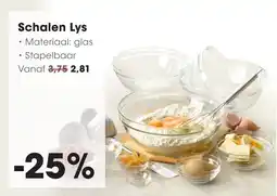 Hanos Schalen Lys aanbieding