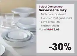 Hanos Select Dinnerware Serviesserie Inky aanbieding