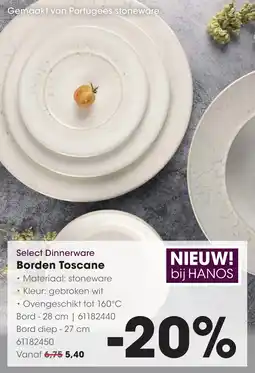 Hanos Select Dinnerware Borden Toscane aanbieding