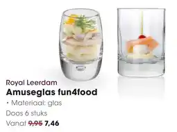 Hanos Royal Leerdam Amuseglas fun4food aanbieding