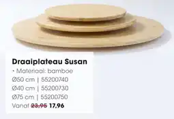 Hanos Draaiplateau Susan aanbieding