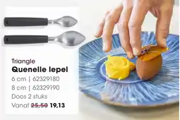 Hanos Triangle Quenelle Lepel aanbieding