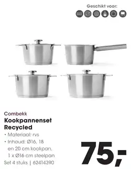 Combekk Kookpannenset Recycled
