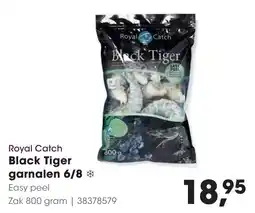 Hanos Royal Catch Black Tiger garnalen 6/8 aanbieding