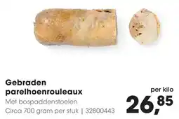 Gebraden Parelhoenrouleaux