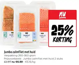 Jumbo Jumbo zalmfilet met huid aanbieding