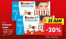 Lidl Chocolade- reepjes aanbieding