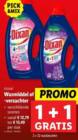 Lidl Wasmiddel of verzachter aanbieding