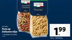 Lidl Pasta op Italiaanse wijze aanbieding