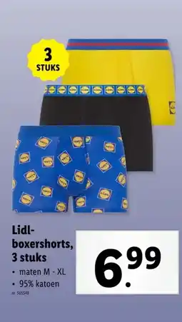 Lidl Lidl- boxershorts, 3 stuks aanbieding