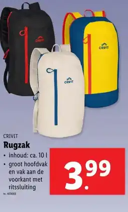 Lidl Rugzak aanbieding