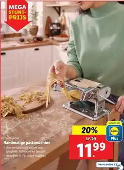 Lidl Handmatige pastamachine aanbieding