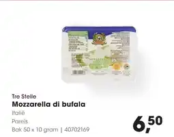 Hanos Tre Stelle Mozzarella di bufala aanbieding