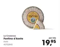 Hanos La credenza fontina d'aosta aanbieding