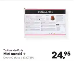 Hanos Traiteur de Paris Mini canelé aanbieding