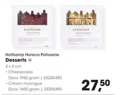 Hanos Holtkamp horeca patisserie desserts aanbieding