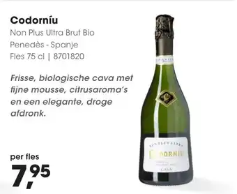 Hanos Codorníu aanbieding