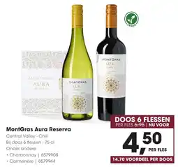 Hanos Montgras aura reserva central valley chili aanbieding