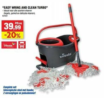 Hubo Easy wring and clean turbo aanbieding