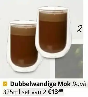 YGO Dubbelwandige mok doub aanbieding