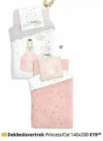 YGO Dekbedovertrek princess-cat aanbieding