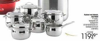 Cora Kookset met deksels toutinox aanbieding