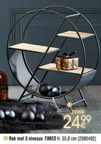 Cora Rek met 3 niveaux timeo aanbieding