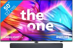 Coolblue Philips The One 50PUS8909 - Ambilight (2024) + JBL Bar 300 Noir aanbieding