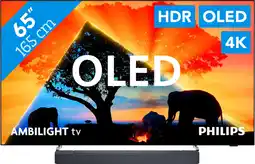 Coolblue Philips 65OLED759 - Ambilight (2024) + JBL Bar 300 Noir aanbieding