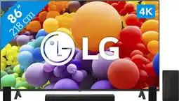 Coolblue LG 86UR78006LB + Barre de Son aanbieding
