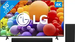 Coolblue LG 50UR78006LK + Barre de Son aanbieding