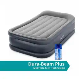 Decathlon Deluxe Pillow Rest Raised Twin - Luchtbed - 191x99x42cm - Inclusief accessoires aanbieding