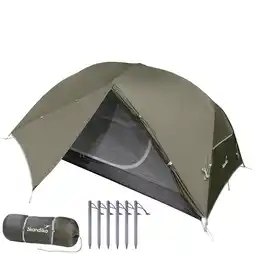 Decathlon Koepeltent voor trekking Vatn- 2 personen - Ultralicht - Snel op te zetten aanbieding